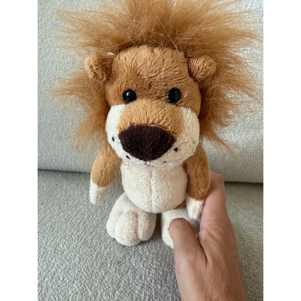 Anico Plush Toy Stuffed Lion Long Body Lion Messy Hair